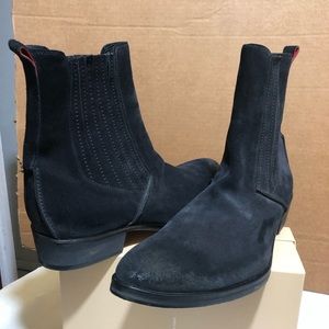 Hugo Boss Suede distress Ankle Boots -Size 13